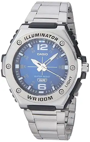 Casio LED Illuminator Men s 100M Water Resistant Quartz Watch MWA-100HD-2AV