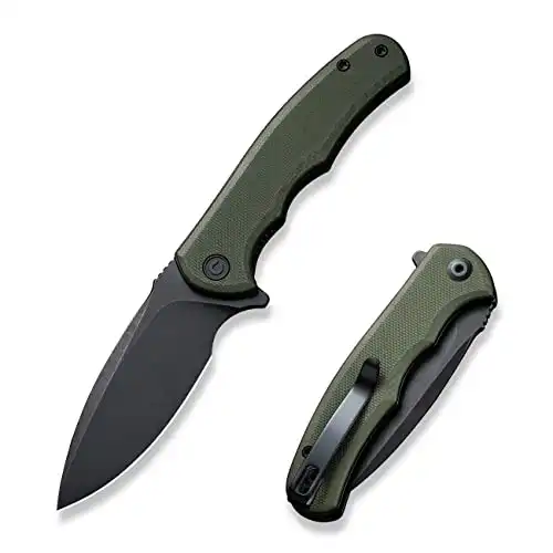 CIVIVI Mini Praxis Folding Pocket Knife, 2.98 D2 Steel Blade G10 Handle