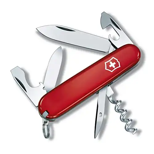 Victorinox Spartan Swiss Army Knife, 12 Functions, Swiss Made Pocket Knife