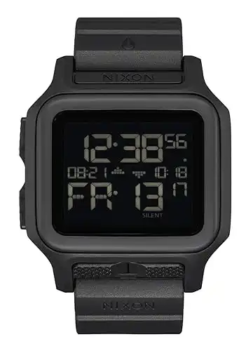 NIXON Regulus A1170 - MK1-100m Water Resistant Men's Digital Military Watch (46mm Watch Face, 29mm-24mm Pu/Rubber/Silicone Band)