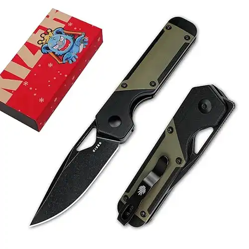 Kizer 2.82" Mini Militaw EDC Pocket Knife - Amazon Exclusive