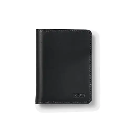 The Ridge Bifold Leather Wallet (Midnight Black)