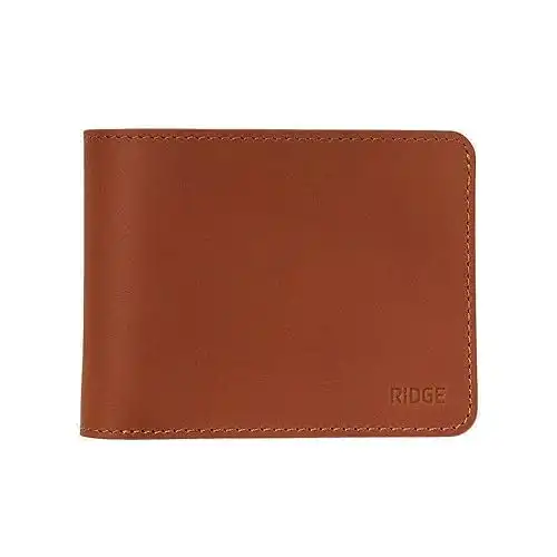 The Ridge Billfold Leather Wallet (Tobacco Brown)