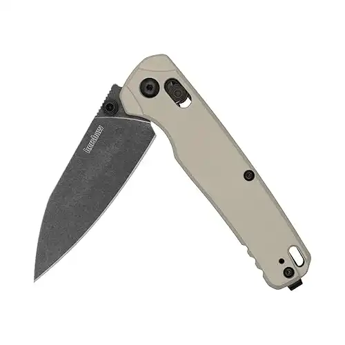 Kershaw Bel Air Pocket Knife, Made in the USA, 3.4 inch CPM MagnaCut Steel Blade, EDC Design, Duralock